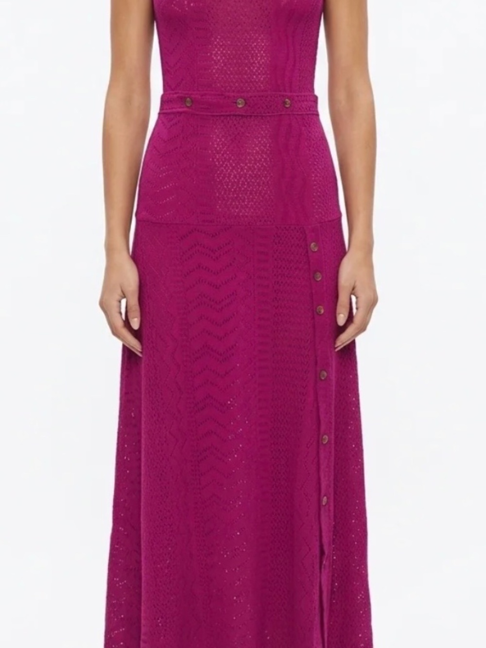 Probal gurung fushia maxi dress